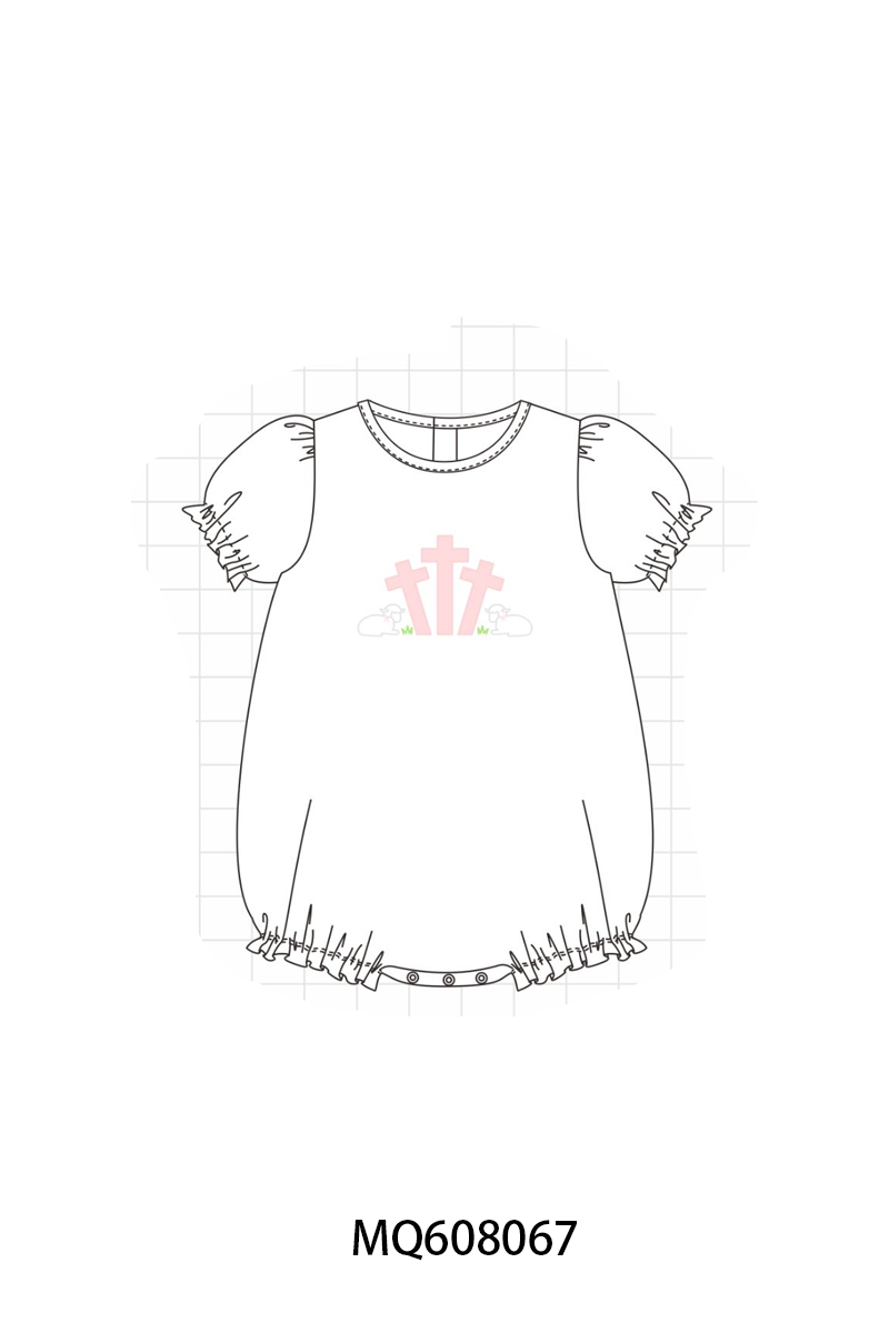 ETA MARCH 2026-po103 Pink&blue gingham cross sheep collection