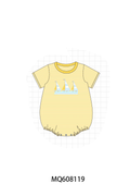 ETA MARCH 2026-po103 Mustard sailboat embroidery stripe collection