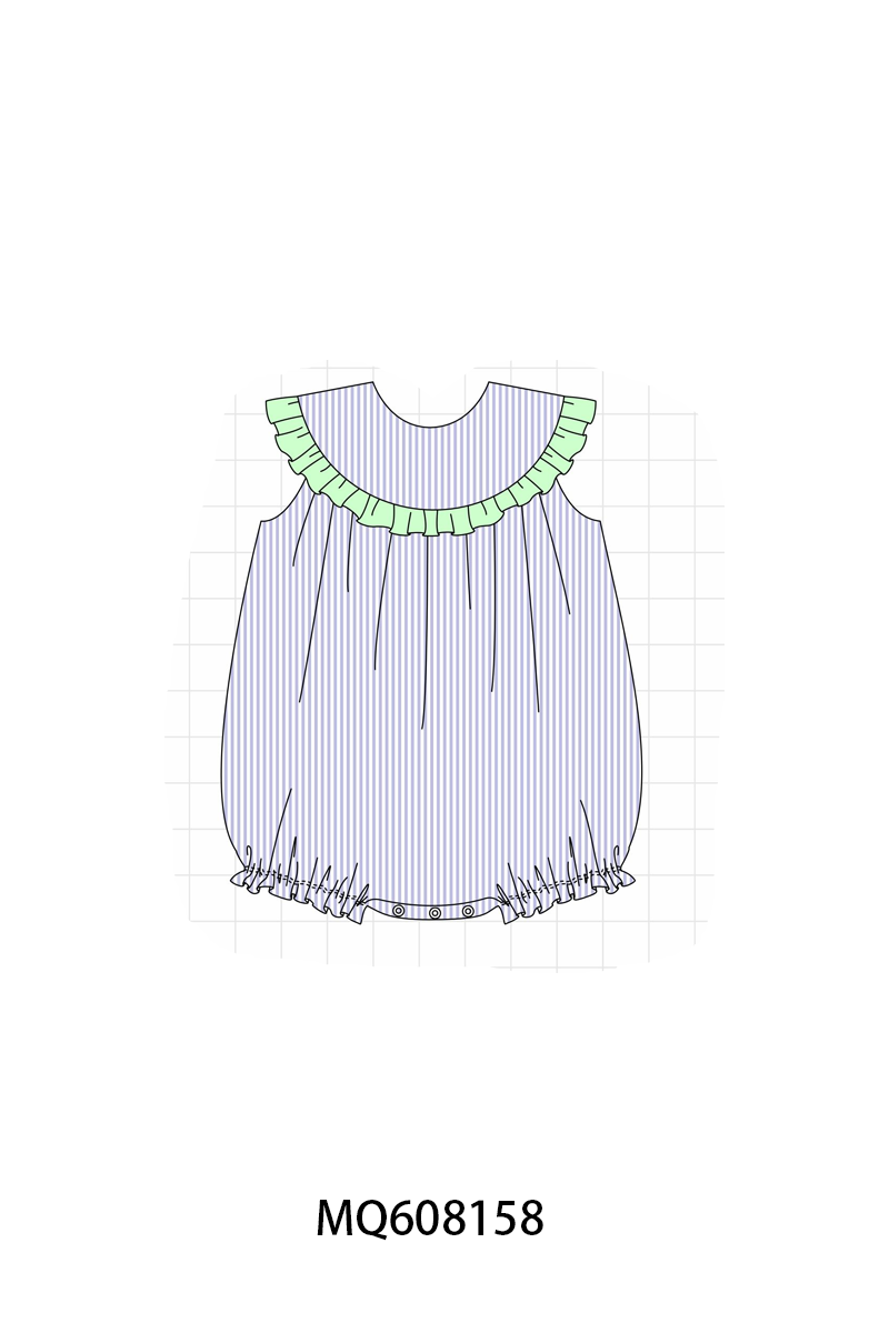 ETA MARCH 2026-po103 Lavender seersucker ruffle collection