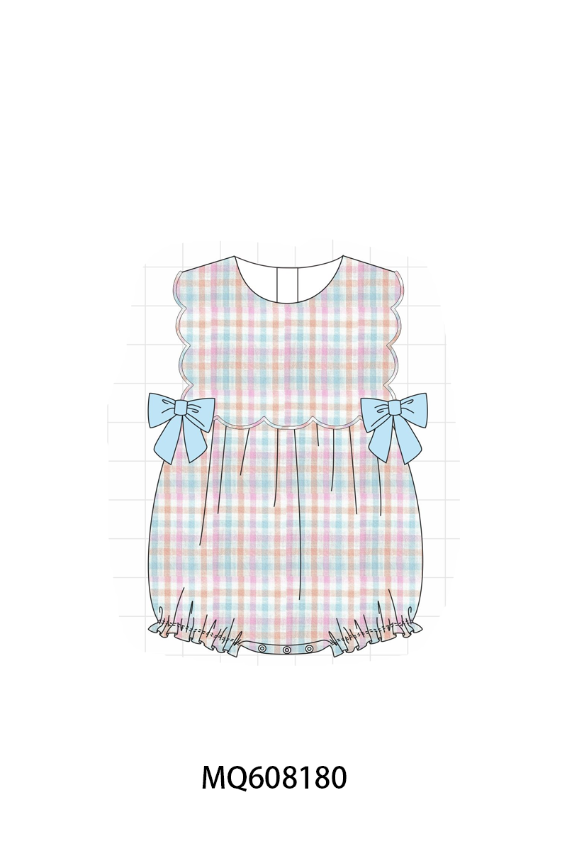 ETA MARCH 2026-po103 Multicolored gingham bow collection