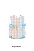 ETA MARCH 2026-po103 Multicolored gingham bow collection
