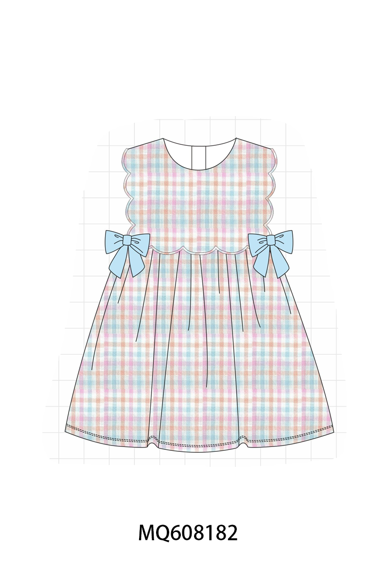 ETA MARCH 2026-po103 Multicolored gingham bow collection