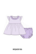 ETA MARCH 2026-po103 Purple stripe ruffle collection