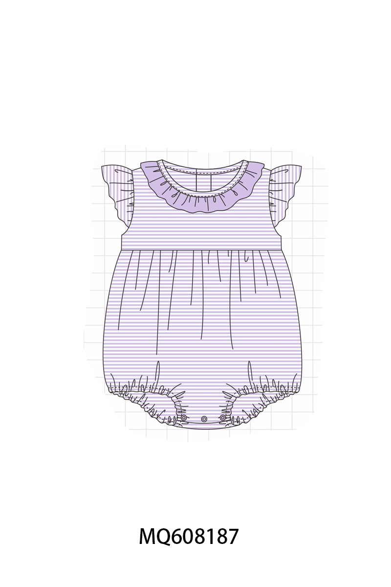 ETA MARCH 2026-po103 Purple stripe ruffle collection