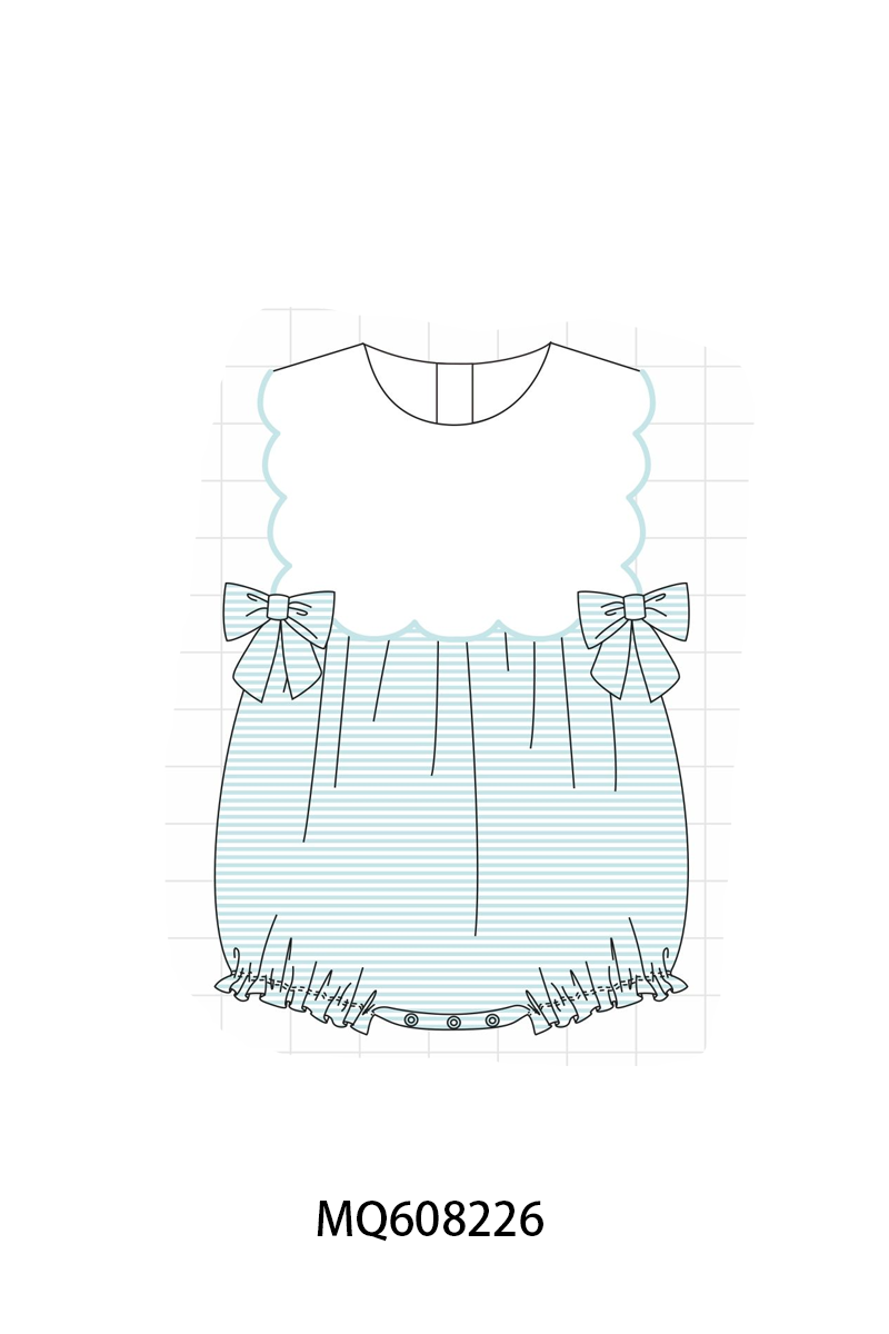 ETA MARCH 2026-po103 Blue stripe bow collection