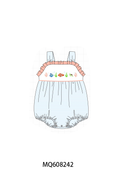 ETA MARCH 2026-po103 Blue stripe marine creatrue embroidery collection