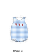 ETA MARCH 2026-po103 Blue lobster embroidery gingham collection