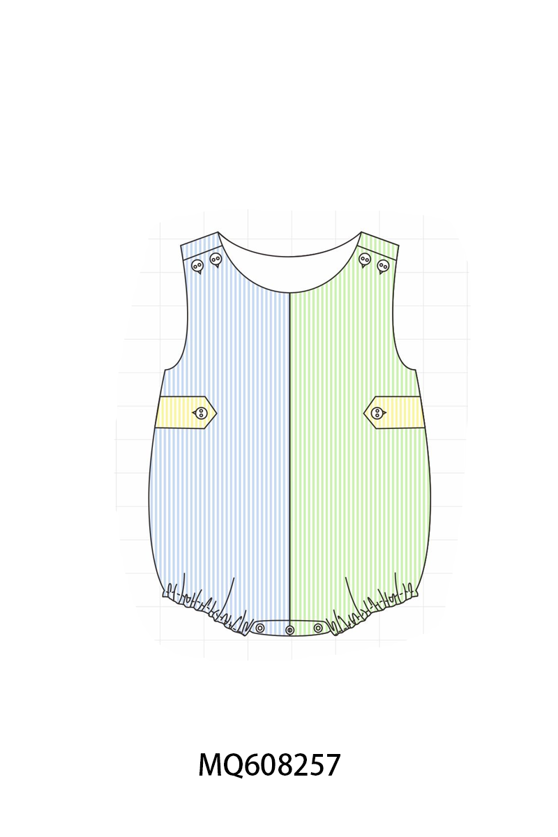 ETA MARCH 2026-po103 Colorblock seersucker stripe collection