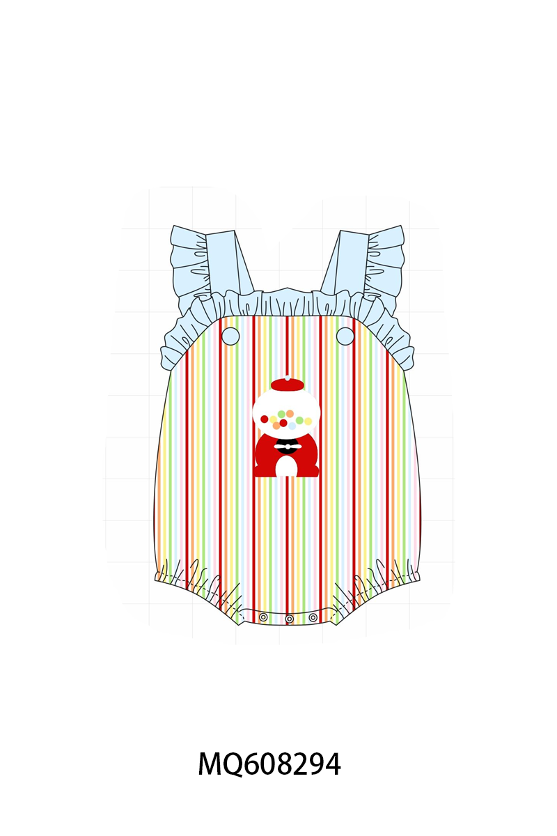ETA MARCH 2026-po103 Blue gumball machine applique stripe collection