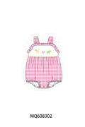 ETA MARCH 2026-po103 Pink&blue animal embroidery gingham collection