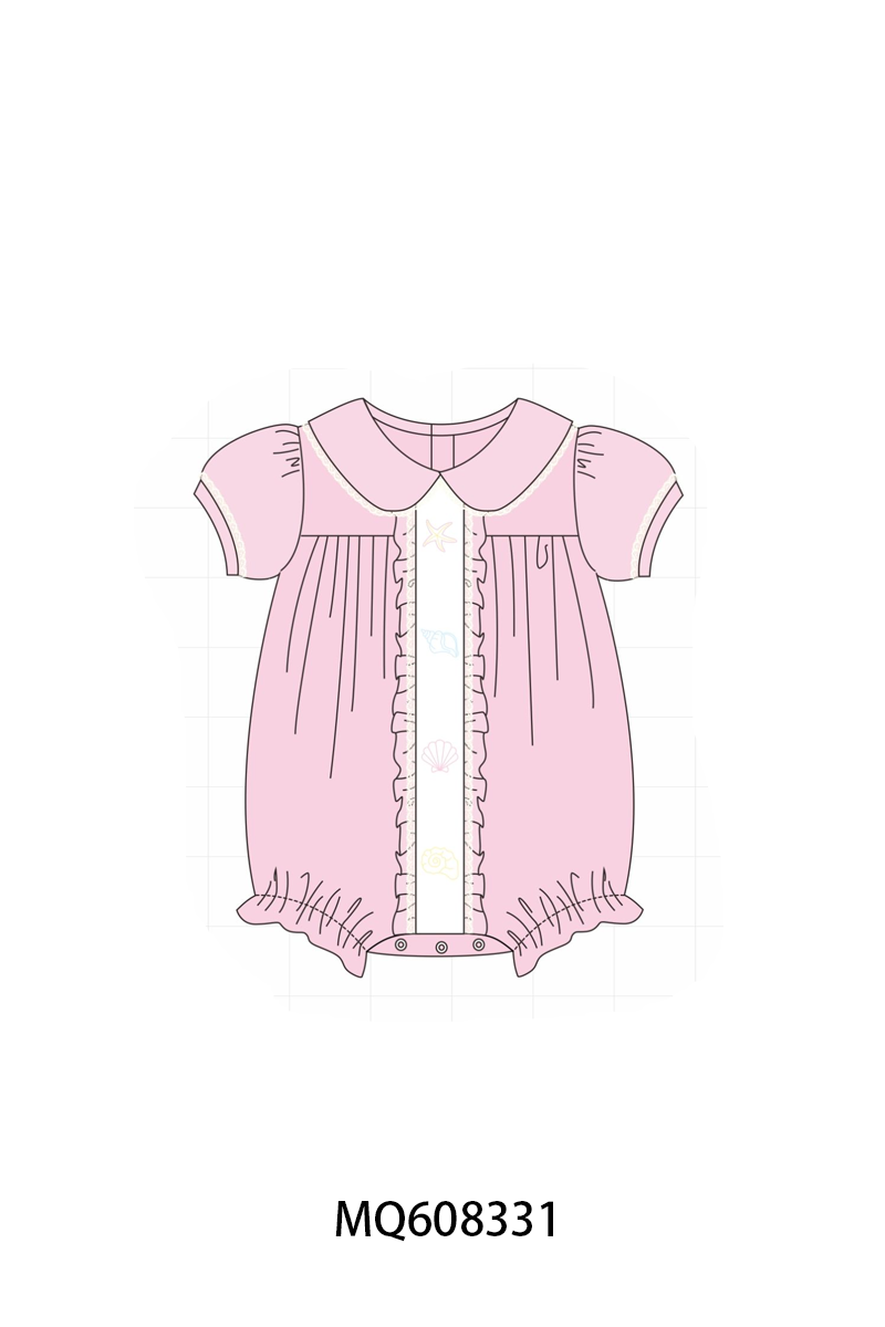 ETA MARCH 2026-po103 Pink starfish shell embroidery collection