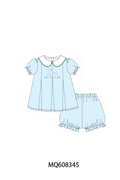 ETA MARCH 2026-po103 Blue easter bunny embroidery peter pan collection