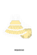 ETA MARCH 2026-po103 Mustard ruffle tiered collection
