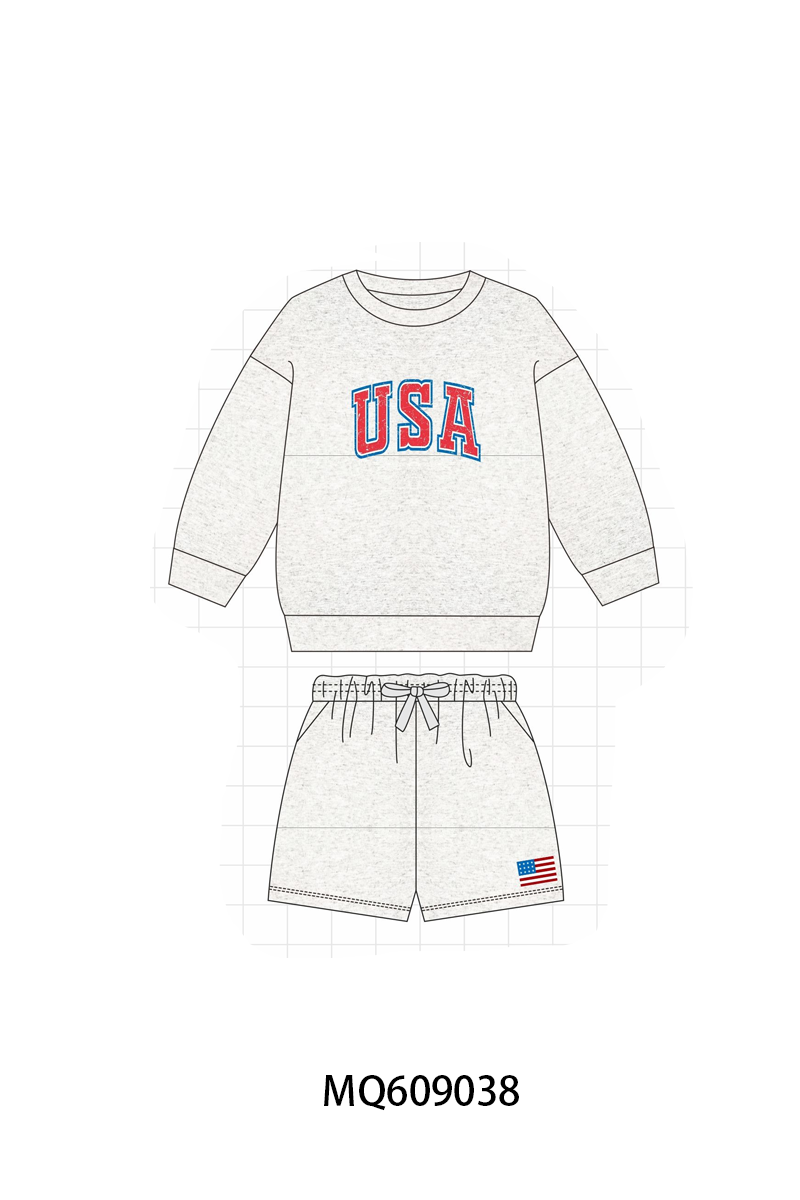 PO106 Patriotic USA flag shorts set collection - ETA APRIL