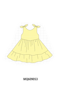 PO106 Multicolored gingham bow dress collection - ETA APRIL