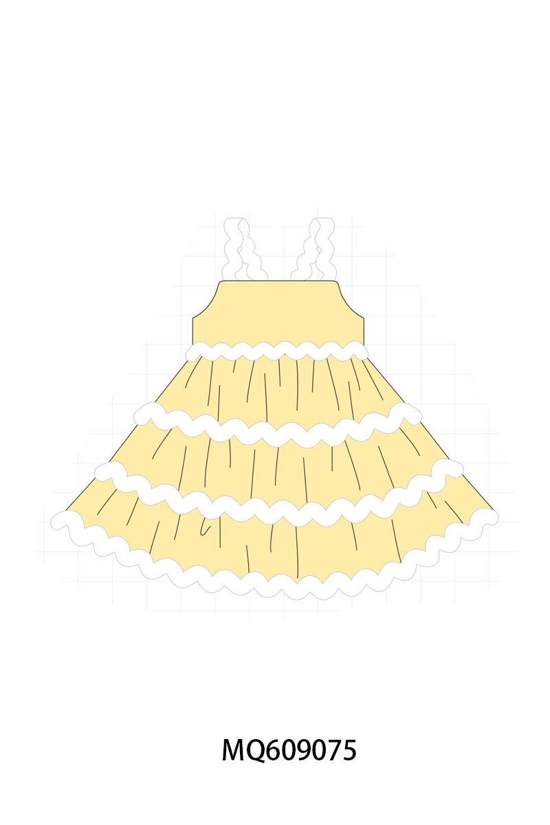 PO106 Mustard scalloped strap collection - ETA APRIL