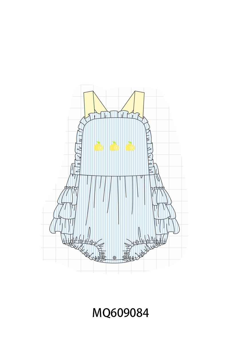 PO106 Blue lemon embroidery collection- ETA APRIL