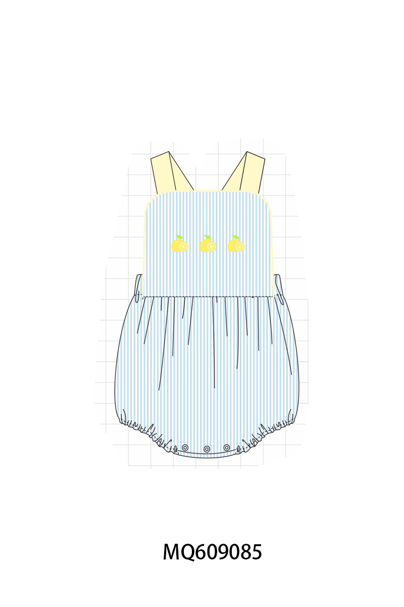 PO106 Blue lemon embroidery collection- ETA APRIL