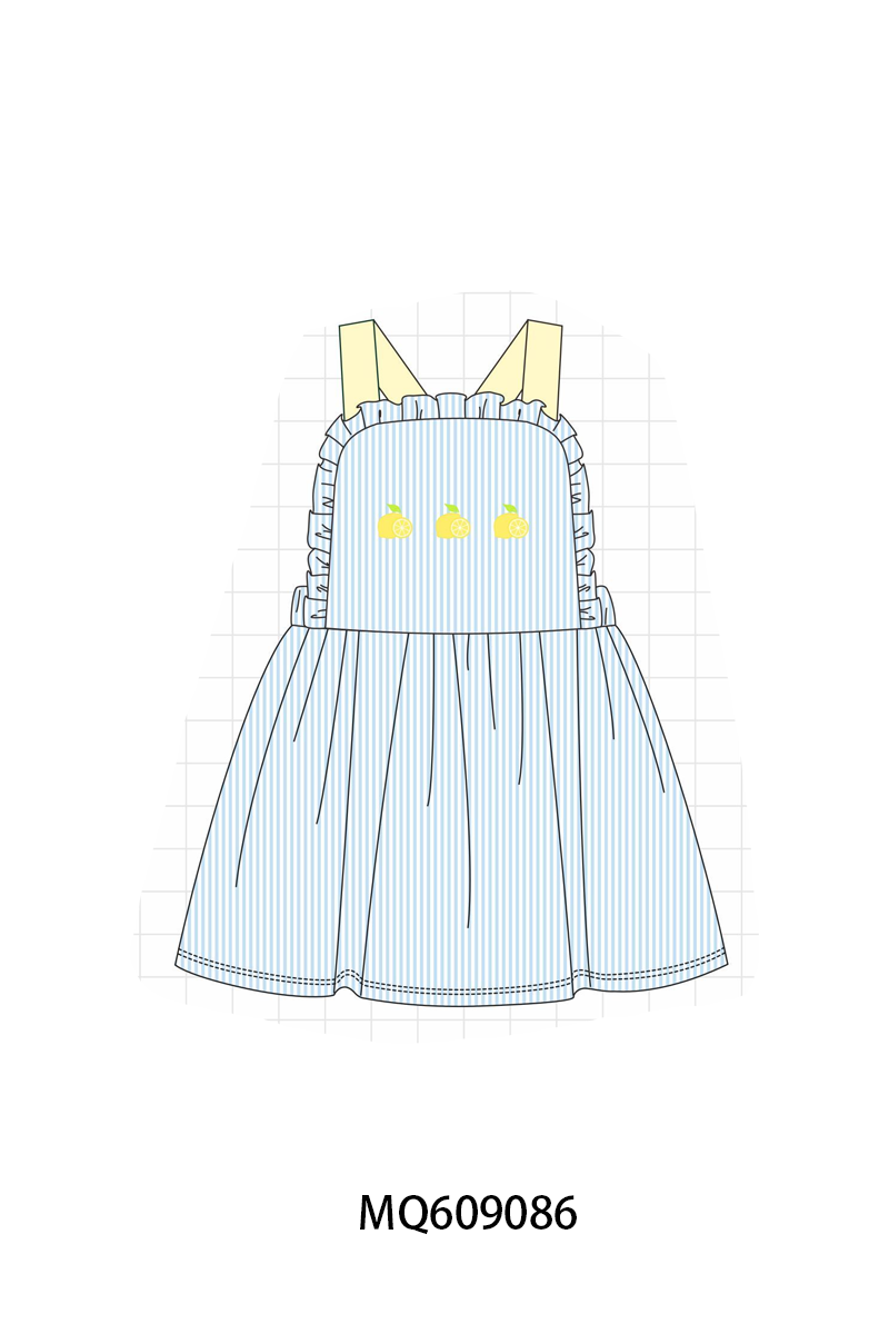 PO106 Blue lemon embroidery collection- ETA APRIL