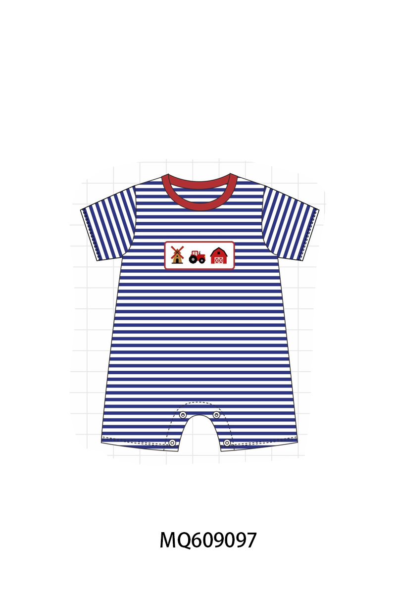 PO106 Red farm embroidery gingham collection - ETA APRIL