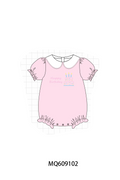 PO106 Pink&blue happy birthday embroidery collection - ETA APRIL