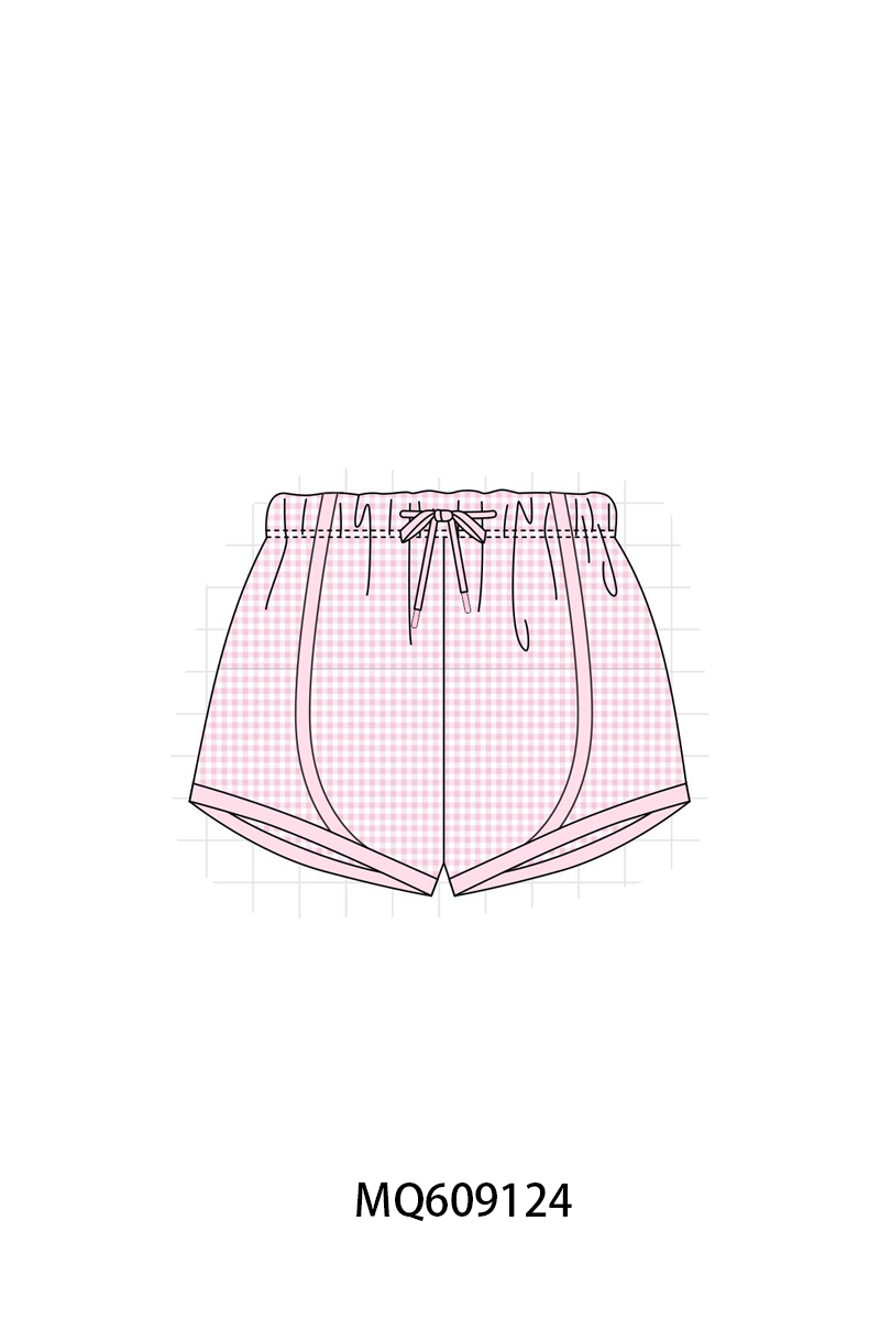 PO106 Pink&blue gingham shorts - ETA APRIL