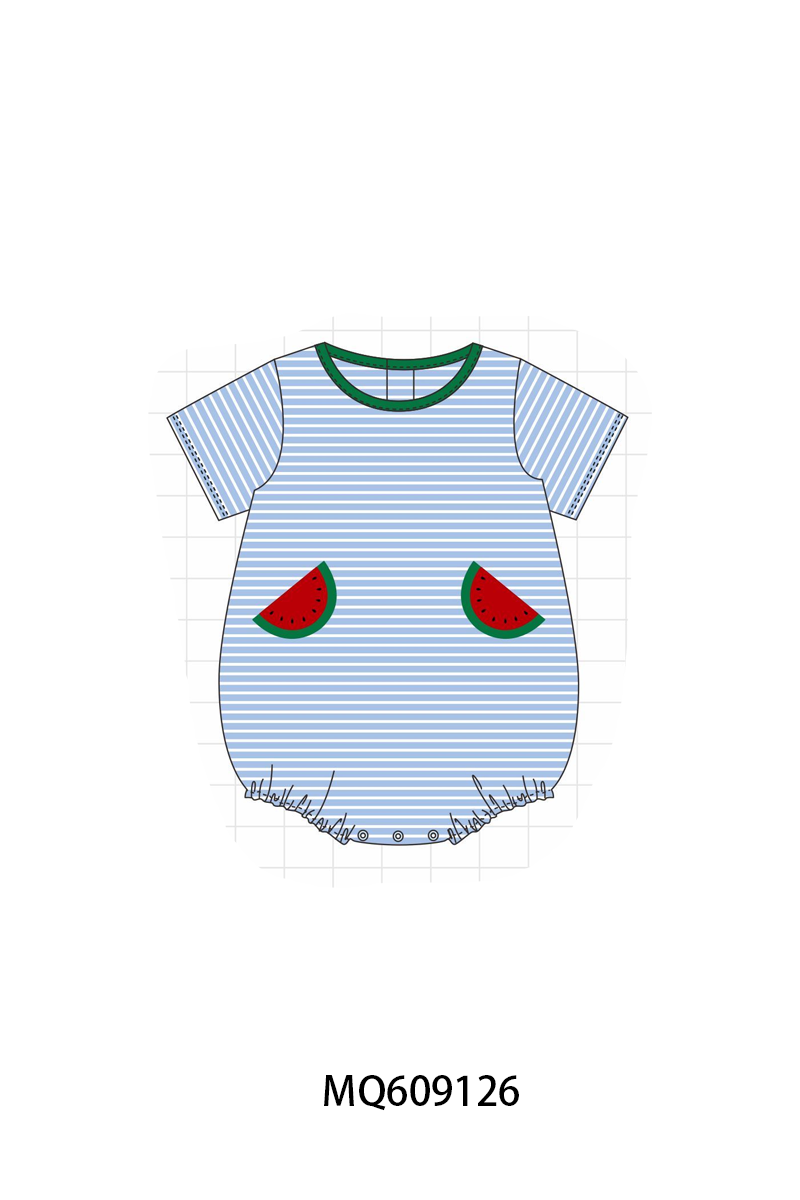 PO106 Pink&blue watermelon applique collection - ETA APRIL