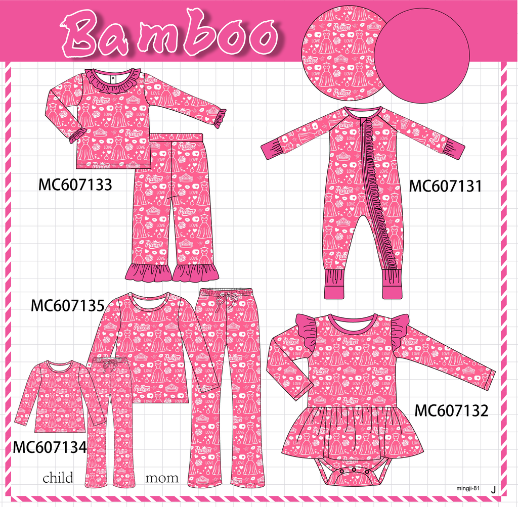 PO98 Magenta princess bamboo collection  - ETA January to LC