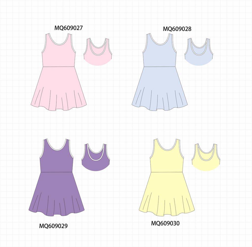 PO106 Multicolored active dress collection- ETA APRIL