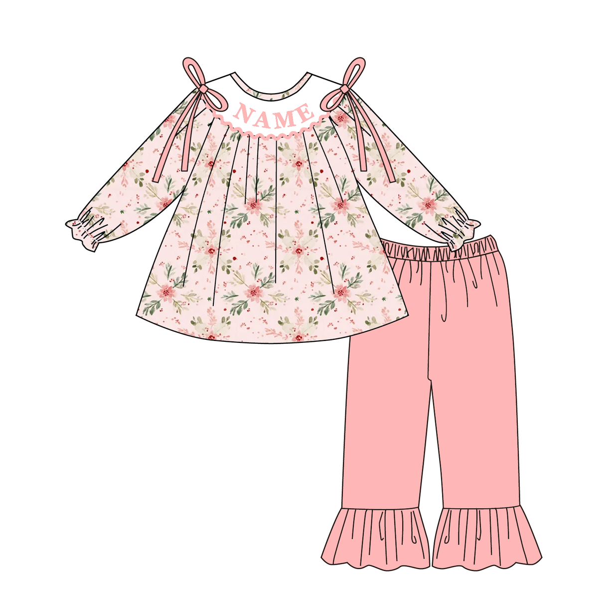 Holiday Blooms Machine Smock - ETA NOVEMBER