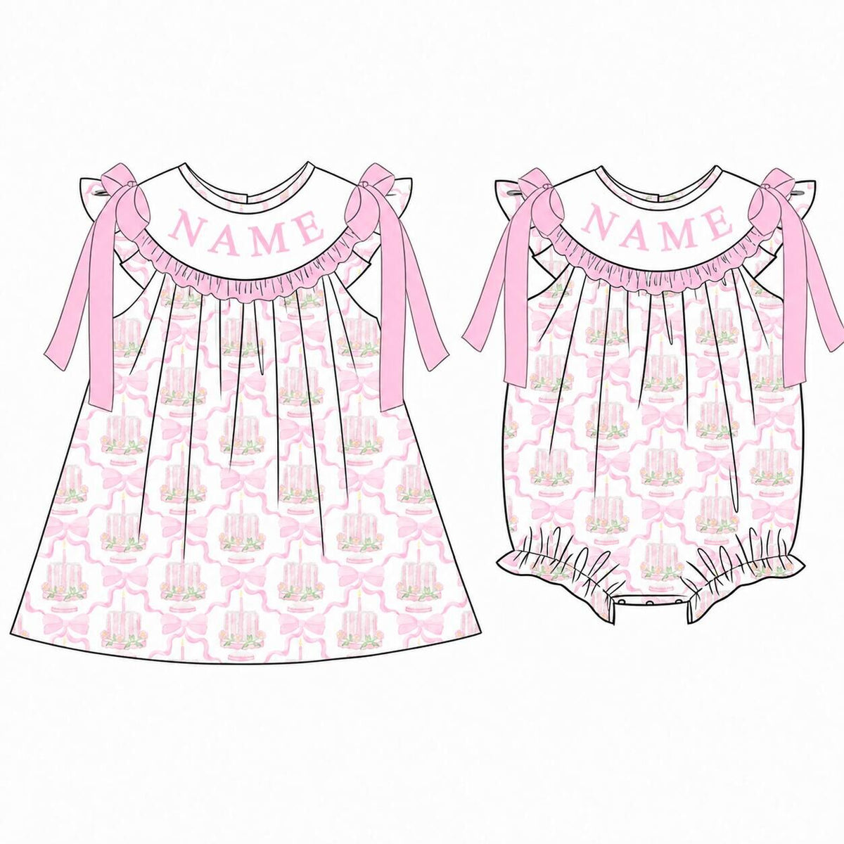 Birthday Girl Machine Smock - ETA NOVEMBER