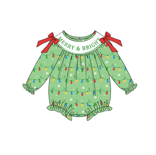 Holly Jolly / Merry & Bright Machine Smock - ETA Early October (Copy)