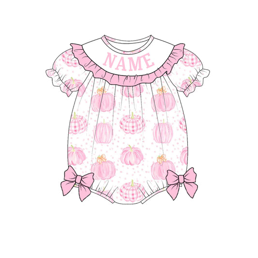 Pink Pumpkin Machine Smock - ETA Early October