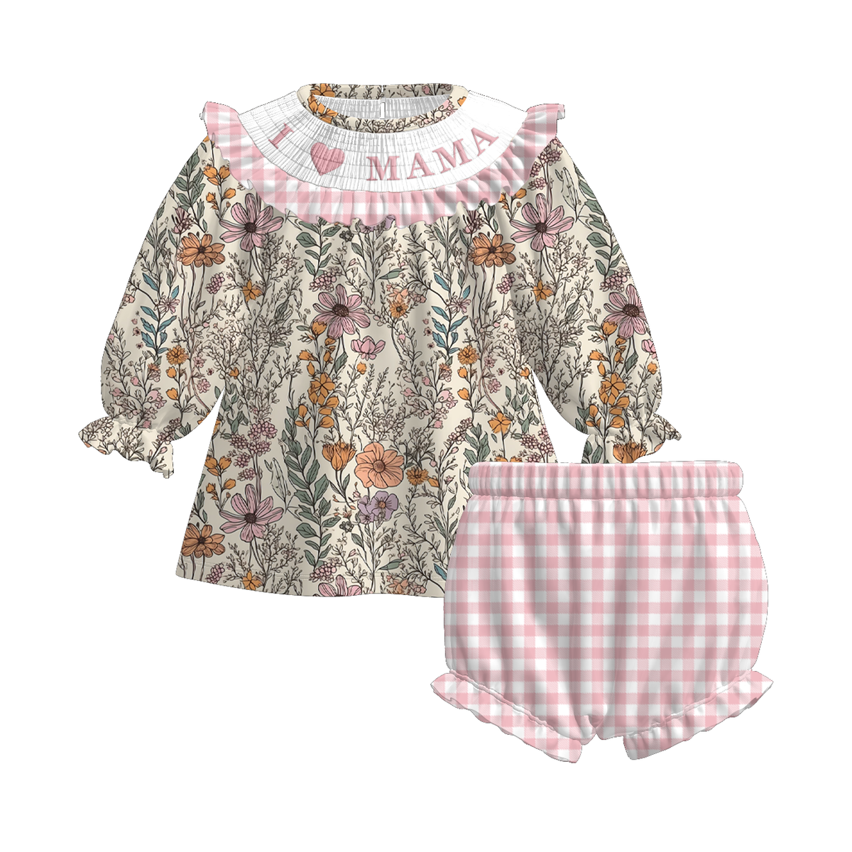 Autumn Blooms Machine Smock - ETA NOVEMBER
