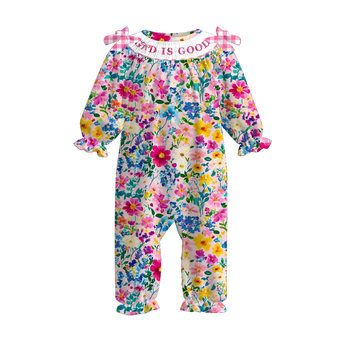Fall Floral Machine Smock - ETA NOVEMBER