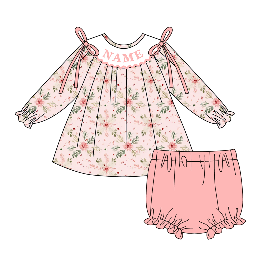 Holiday Blooms Machine Smock - ETA NOVEMBER