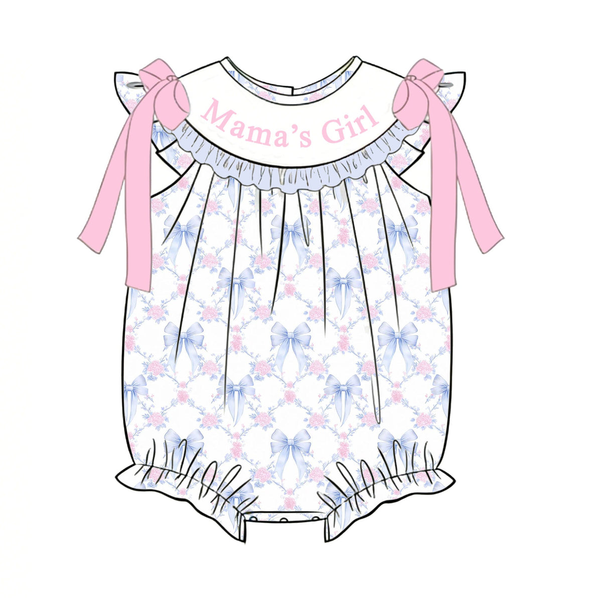Mama's Girl & Boy Machine Smock - ETA NOVEMBER