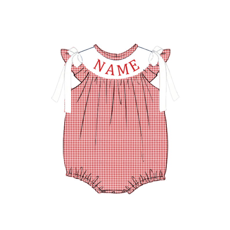 Red Plaid Machine Smock - ETA NOVEMBER