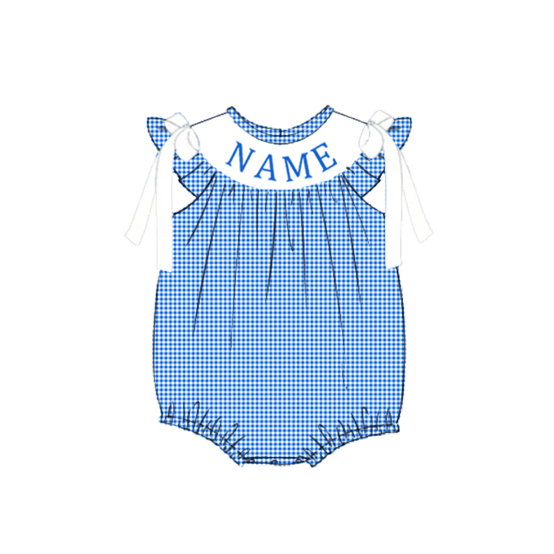 Blue Plaid Machine Smock - ETA NOVEMBER