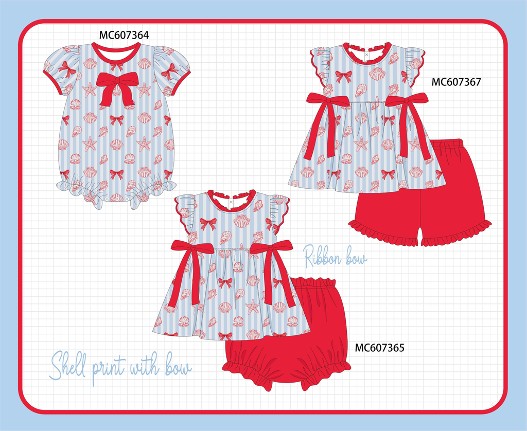 PO99 Red shell bow collection