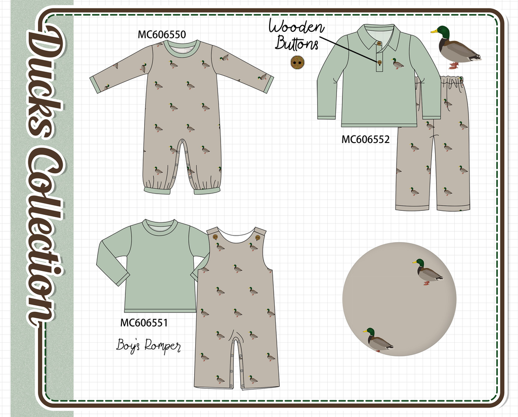 PO96 Sage duck print collection - ETA December to LC