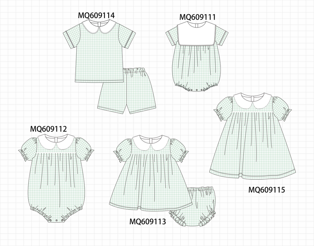 PO106 Sage gingham collection - ETA APRIL