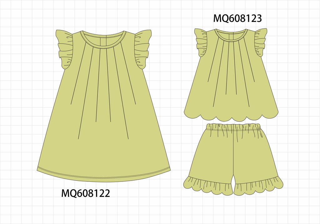 ETA MARCH 2026-po103 Sage ruffle collection