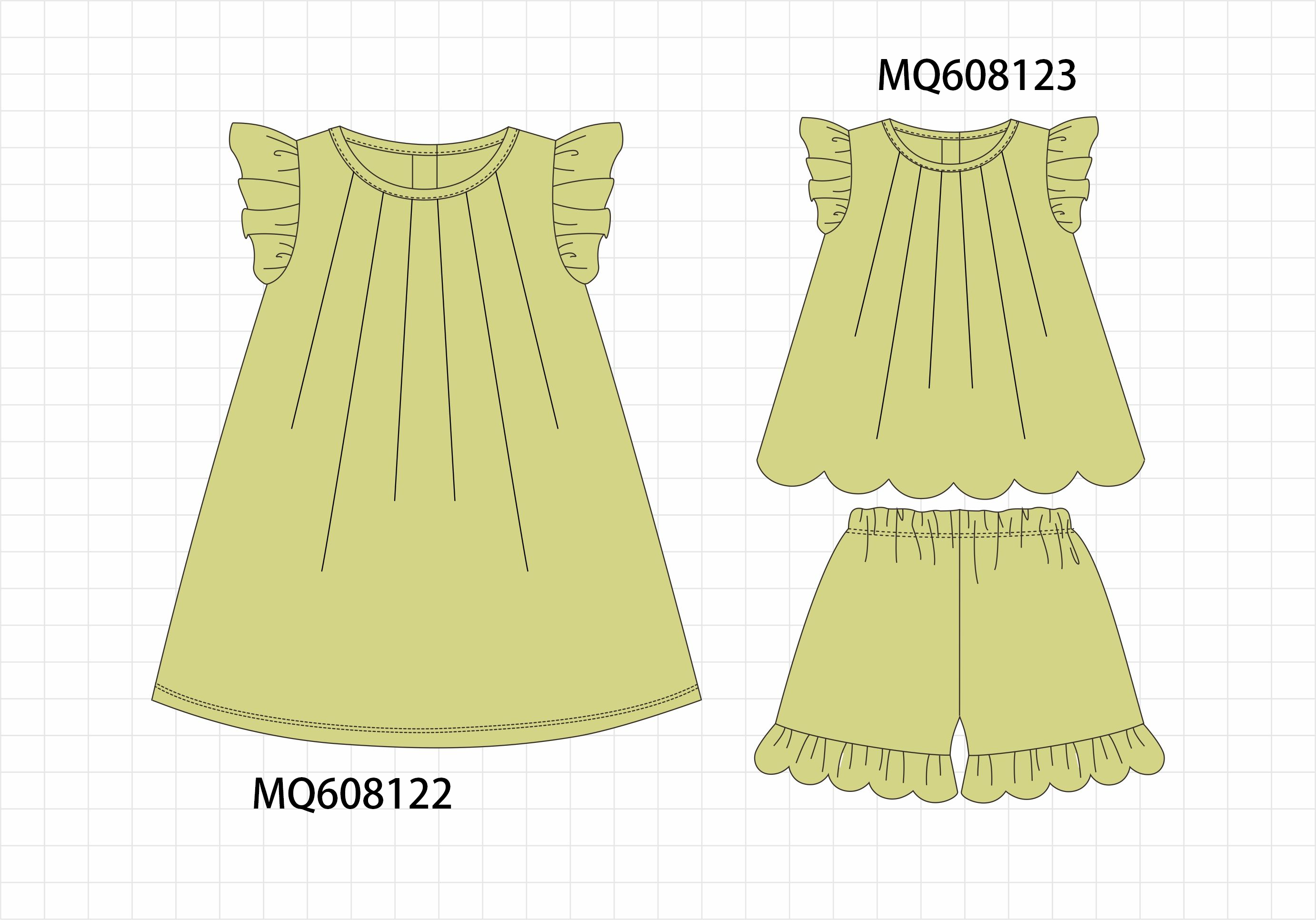 ETA MARCH 2026-po103 Sage ruffle collection