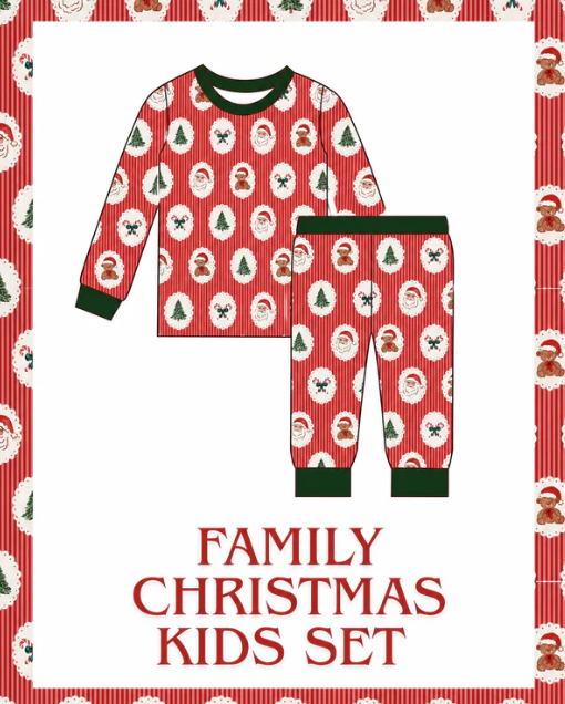 Preorder - Family Christmas Bamboo Set / ETA October