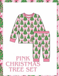 Preorder - Pink Christmas Tree Bamboo Set / ETA October