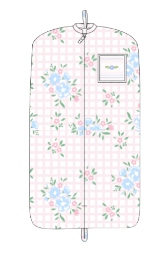 Birthday Luggage - Hand Smocked - Floral Check - ETA September to LC