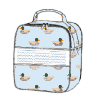 Birthday Luggage - Hand Smocked - Mallards - ETA September to LC