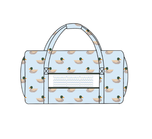 Birthday Luggage - Hand Smocked - Mallards - ETA September to LC