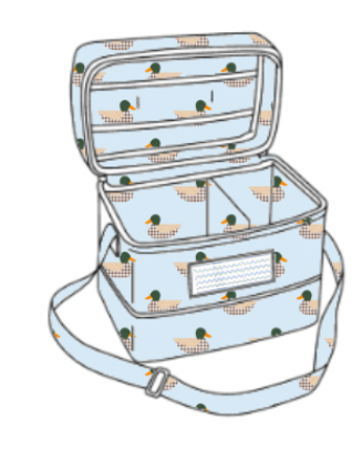 Birthday Luggage - Hand Smocked - Mallards - ETA September to LC